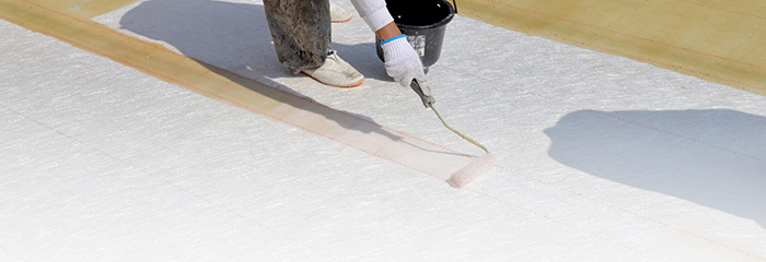 防水工事の流れ（FRP/ウレタン）